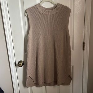 H&M tan sweater dress